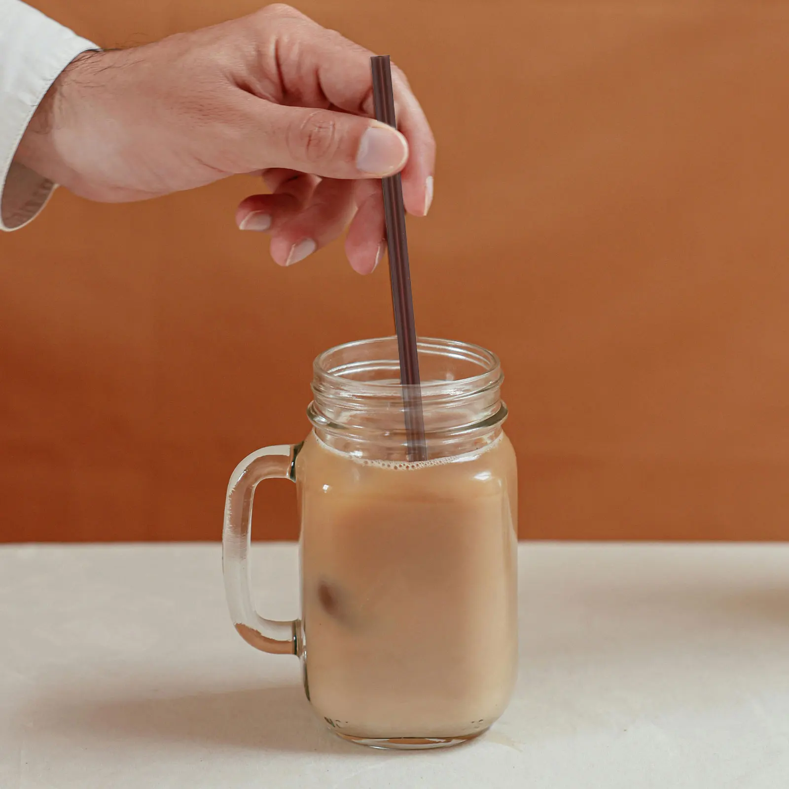 

Coffee Stirring Straw Accessories Stirrer Plastic Mixer Wand Swizzle Sticks Cocktail Straws Two Holes