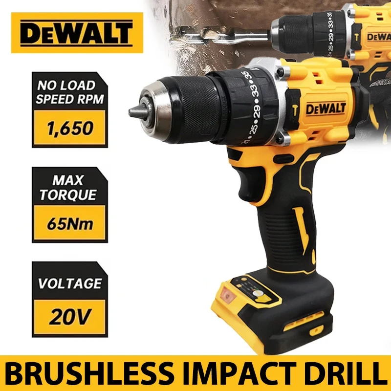 DeWalt DCD800 Electric Drill 20V Brushless Cordless Screwdriver Compact Drill Drill/Driver Power Tools For Dewalt 20V Battery