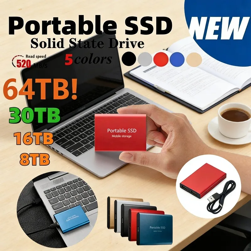 

Внешний жесткий диск Lenovo High-speed 16 ТБ, USB 3.1 SSD, 2.5 дюйма, 500 ГБ, 2 ТБ, 4 ТБ, 8 ТБ, портативный SSD для ноутбука и PS4
