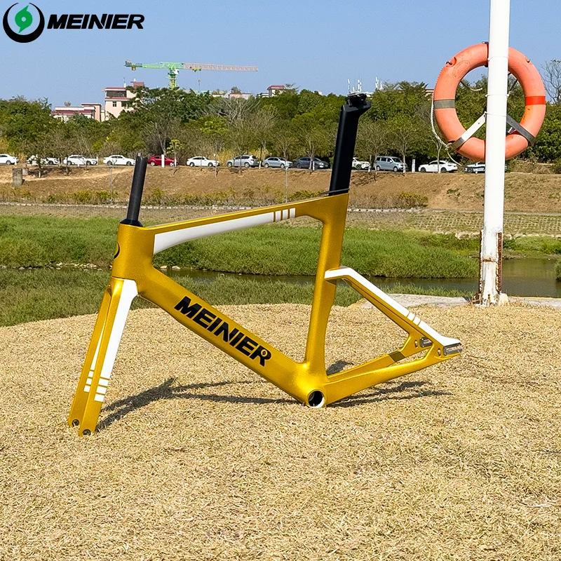 Newset 700C Carbon Track Frame Road Frames Carbon Track Frameset Carbon Fiber Fixed Gear Track Bike Frame view 4