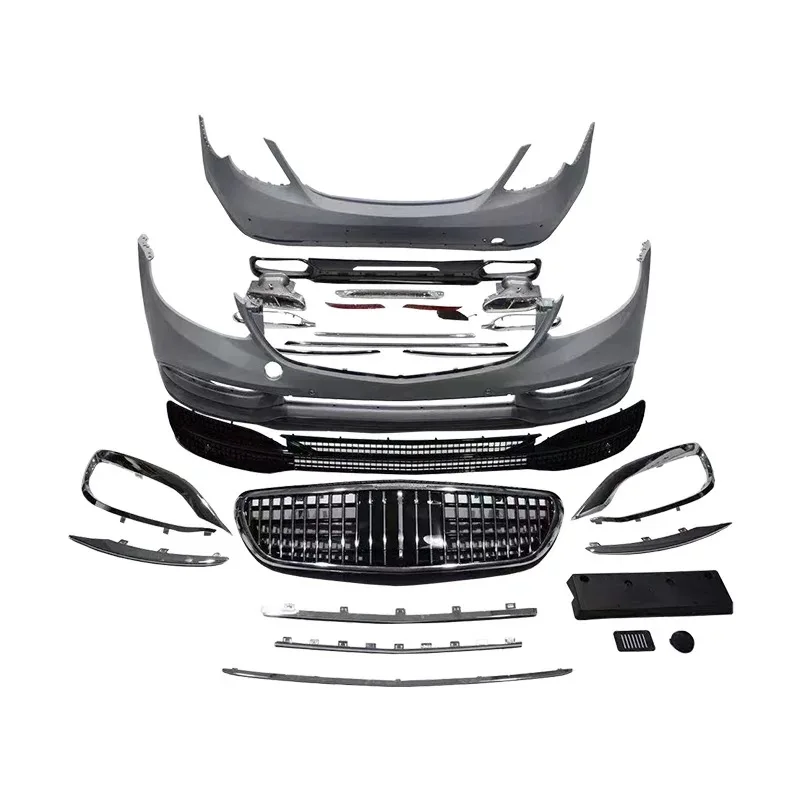 

For Mercedes Benz E Class W213 2016-2020 Upgrade to Maybach Style Front Rear Bumper Body Kit
