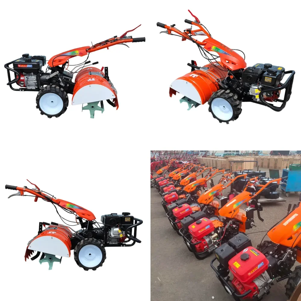 

Two Straight Four-Drive Mini Tiller Farm Cultivator Engine High Productivity 7HP Agricultural Machine