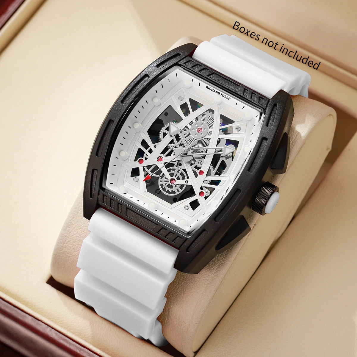 高級トノースケルトンダイヤルメンズクォーツ時計カジュアルシリ - Luxury Watch Jacob And Co のレビューと価格