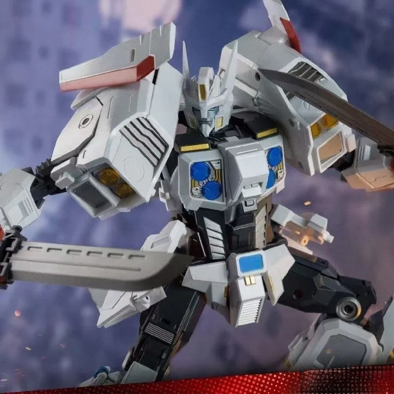 

Transformation Toy WT-01 WT01 Alloy Version White Ronin Drift Exquisite Movable Robot Model Figure 100% Original Box Collection