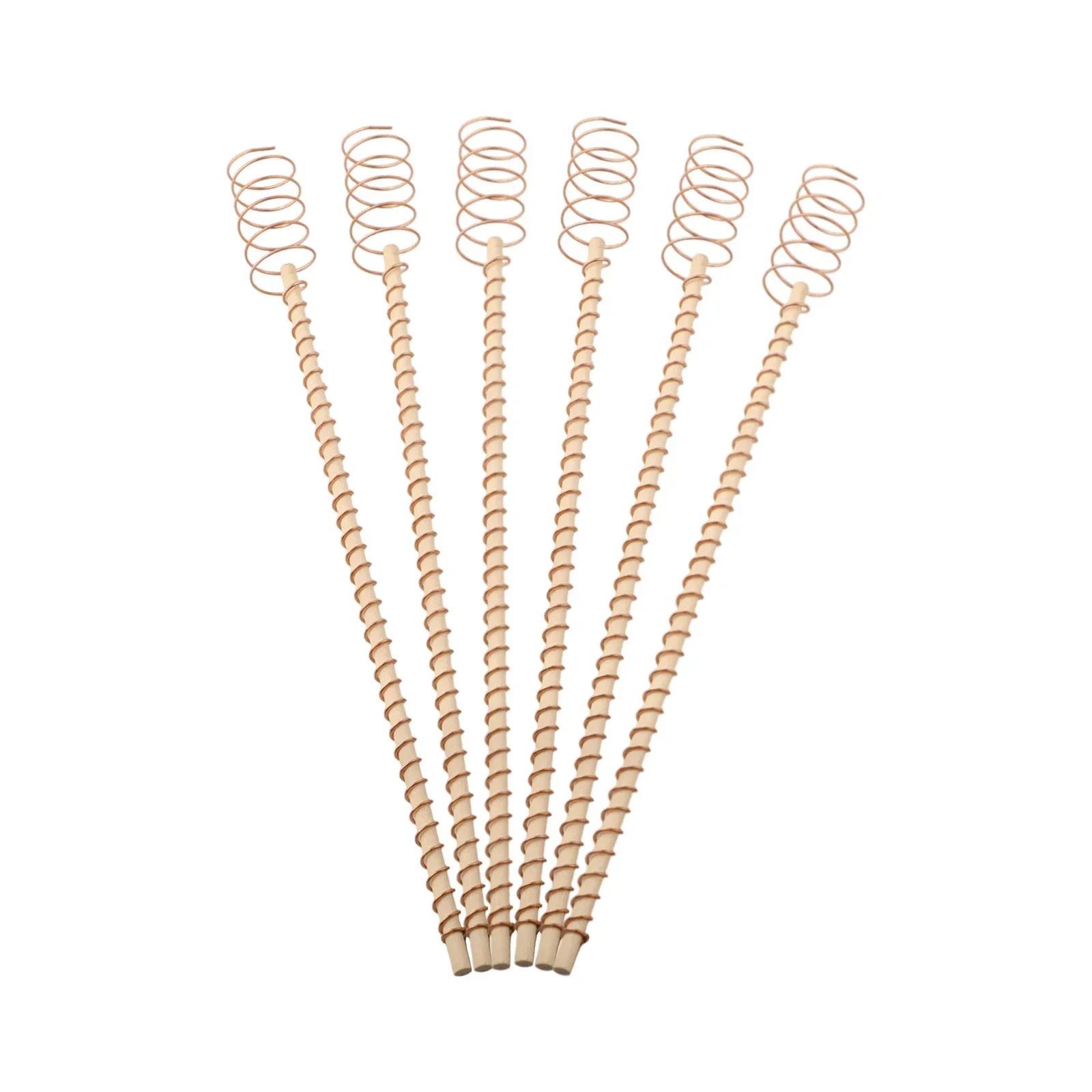 

Gardening Innovation Premium 12 Inch Copper Coil Antenna Set with Six Effective Plant Stakes for Growth Boosting