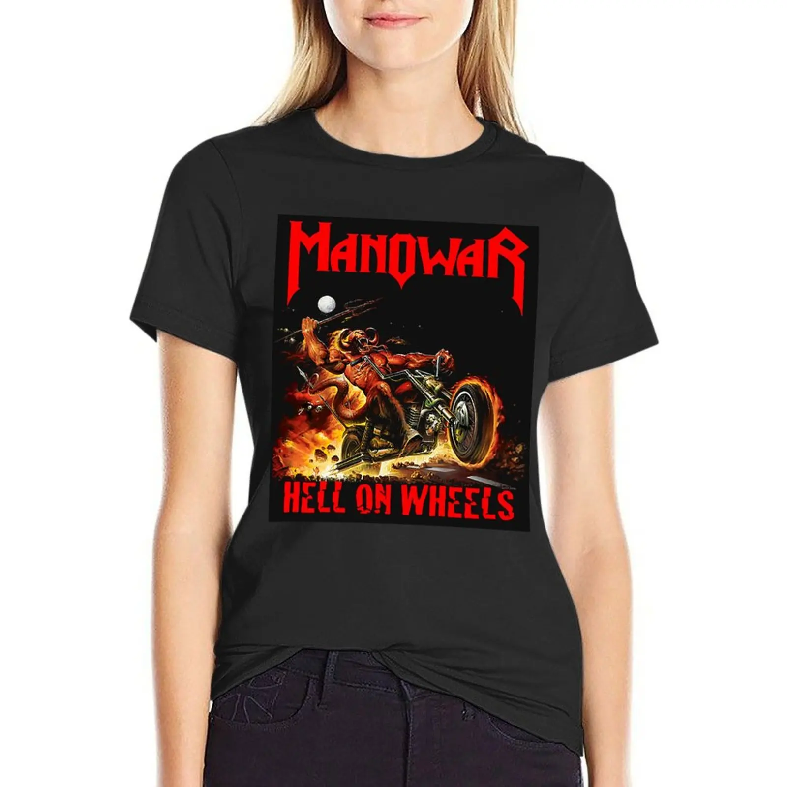 

Лучшая футболка Manowar, аниме одежда, винтажная одежда, футболки оверсайз для женщин, графические футболки