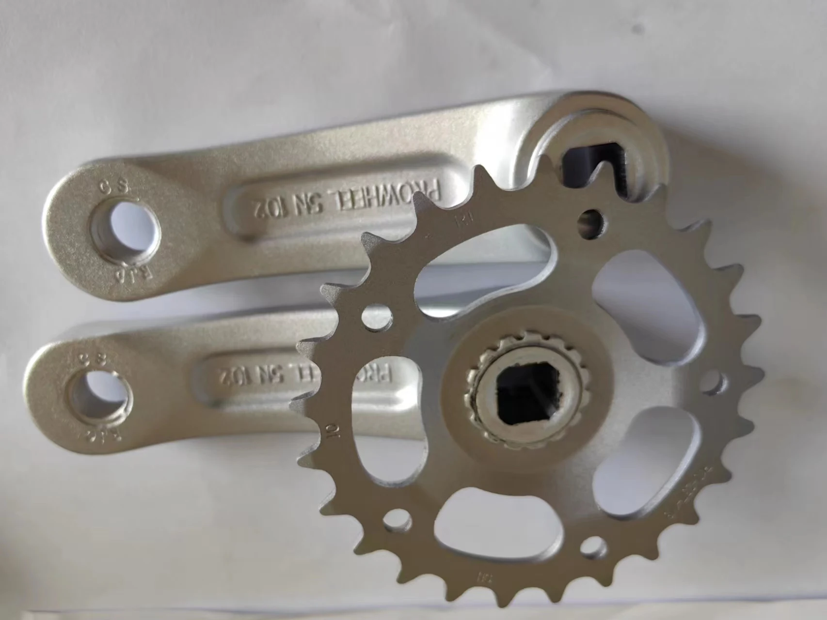 Bicycle Crank Arm 102mm 25T Chainring 1/8” Children Bike Folding Bike