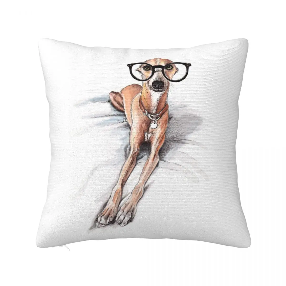 Greyhound Richard Skipworth Whippet Lurcher Dog Pillowcase Cushion Cover Decor Sighthound Galgo Throw Pillow Case Cover Home