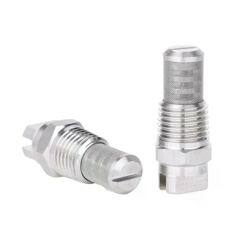 304 HVV-L Flat Fan Nozzle Anti Clogging Stainless Steel for Car Wash Machine Mist Humidifier Quick Cleaning