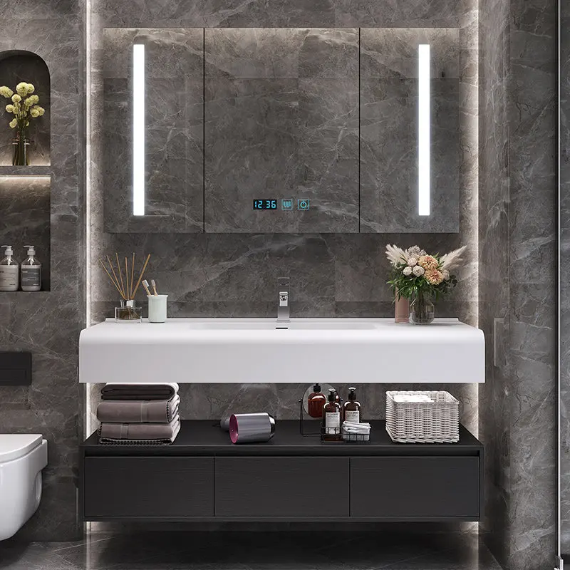 

Bathroom Cabinet Combination Skin Sense Integrated Basin Hotel Wind Washbasin Washbasin Cabinet Combination