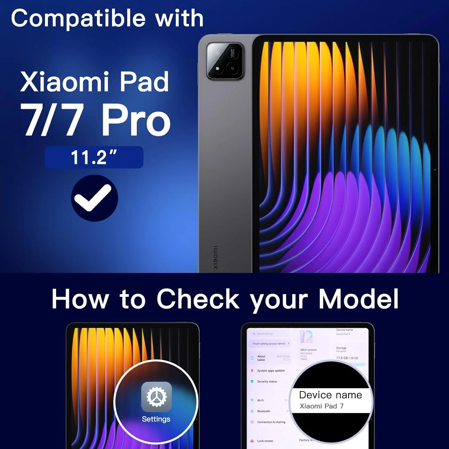 Screen Protector for Xiaomi Pad 7 / 7 Pro (11.2