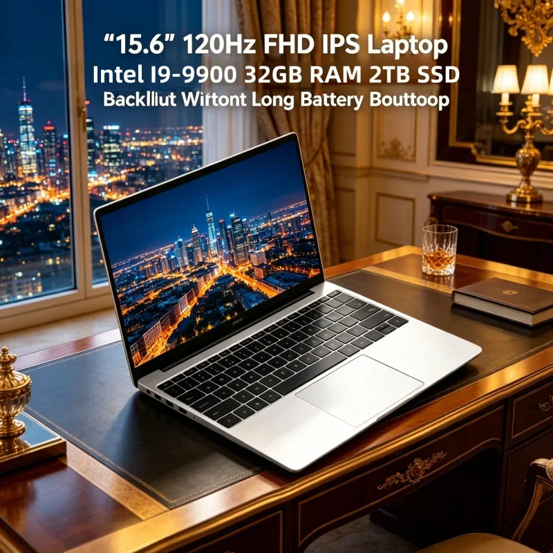 

New 15.6" 120Hz FHD IPS Laptop, Intel i9-9900, 32GB RAM, 2TB SSD, backlit keyboard & durable battery