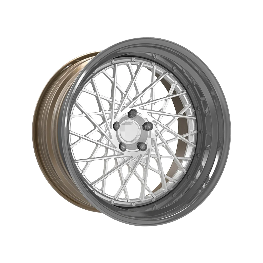 For  Suitable  Three Piece Forged Wheels S6 R8 Porsche 718 911  8 Series M4 McLaren GT