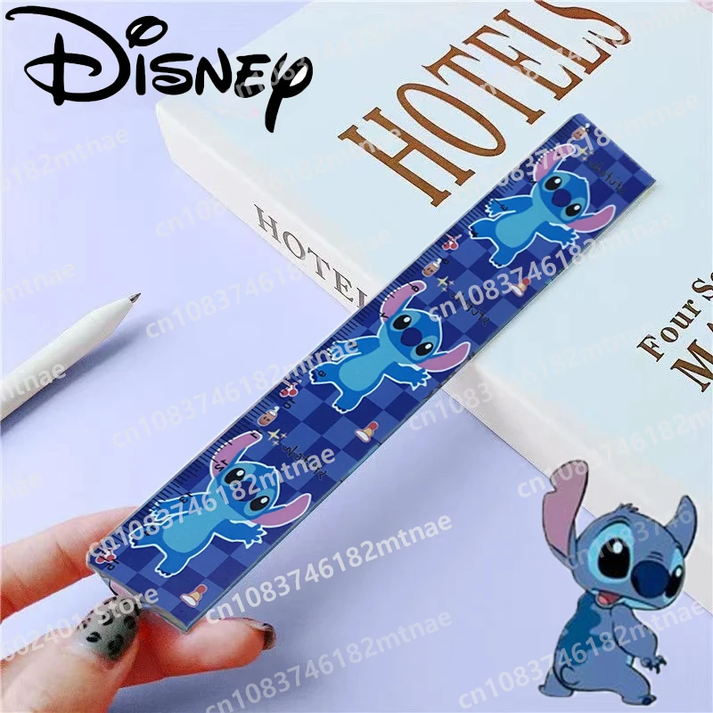 

15 Cm Kawaii Disney Stitch Cartoon Straight Ruler Cute Rulers Student Stationery Measuring Drawing Tools Office School Supplies