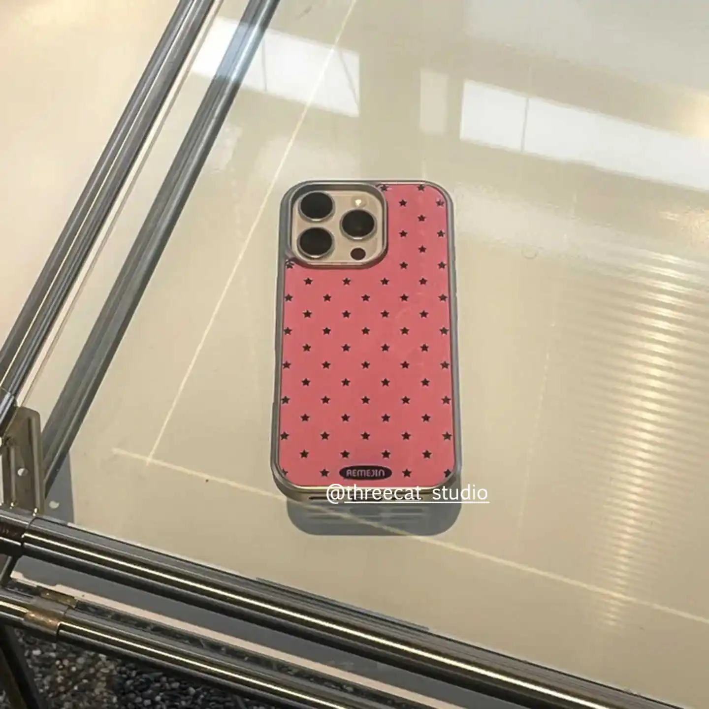Korean Y2K Hot Girl Simple Pink Star Drip Glue Phone Case For Samsung Galaxy S23 FE S24 PLUS S25 ULTRA S26 EDGE Cover