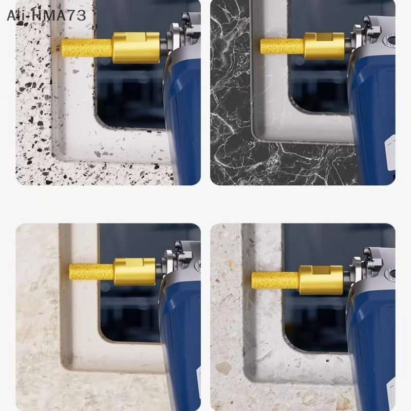 

HMA88-1Pc High Efficiency Edges Trimming And Grooving Tool Round Shank Vacuum Brazed Burr Rotary Grinding Head For Angle Grinder