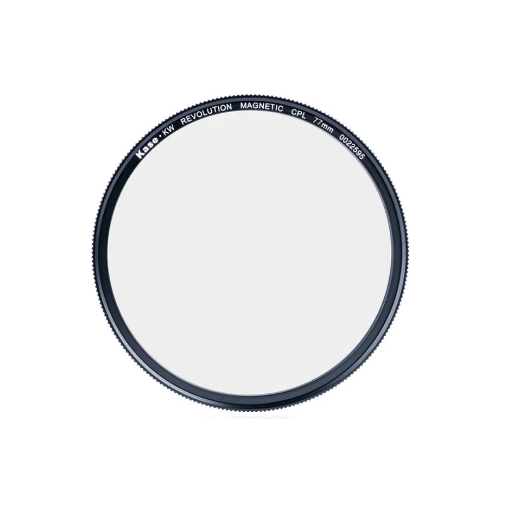 Kase KW Revolution Plus Magnetic CPL Filter with Inlaid Ring ( Silver Ring )