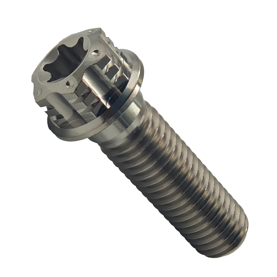 M5 M6 M8 Titanium Bouten Zeskantkop Flensschroeven voor MTB Bike Motorcycle Upgrades Bevestigingsmiddelen