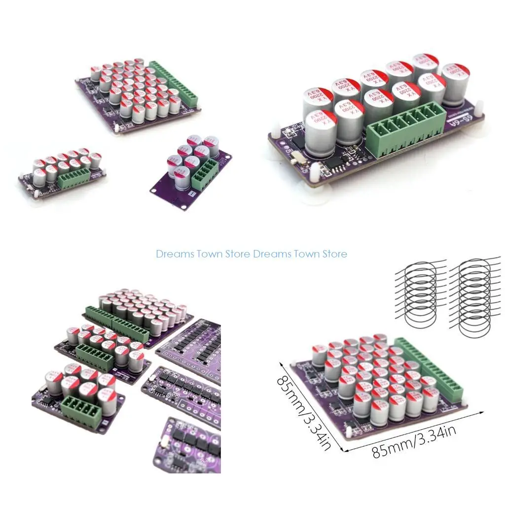 HX6A Lithium Battery Balancing Module 6A Active Equalizers 4S/6S/17S Configurations With Automatic Low Voltages Shutdown