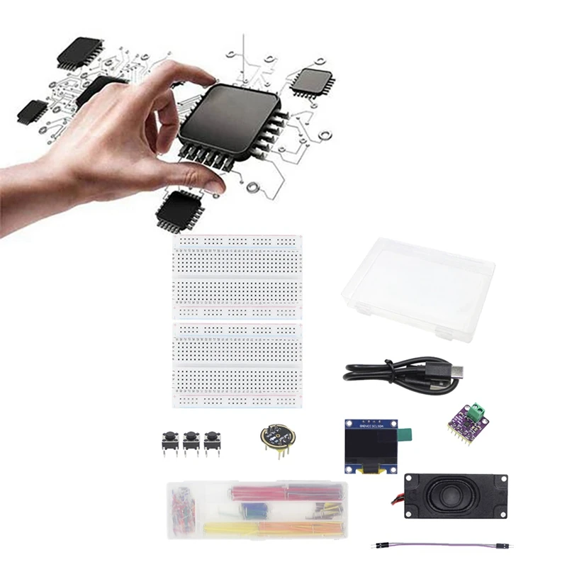 

AI Voice Chat Robot Breadboard 0.96 Inch LCD Display Kit for AI Voice HOT SALE