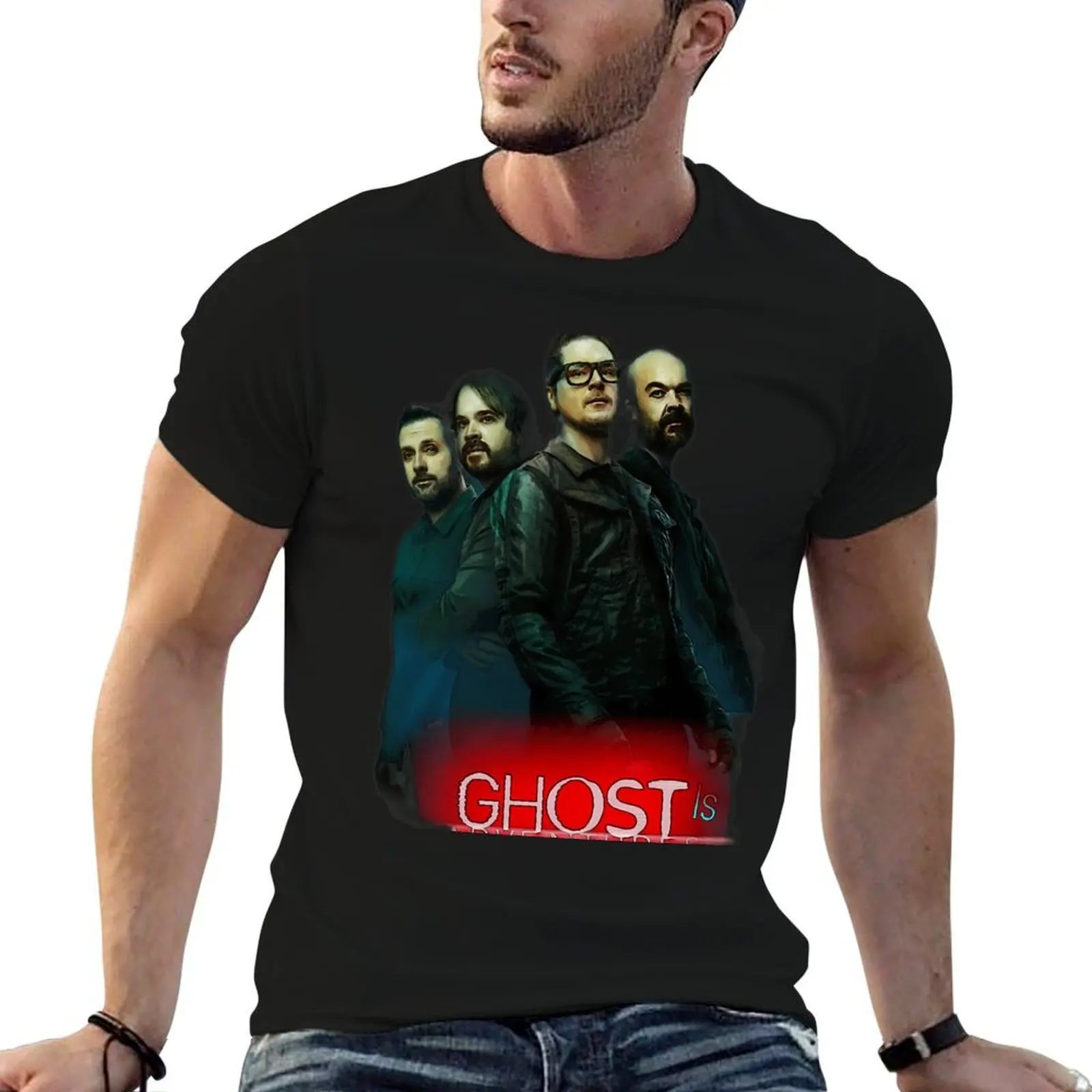 

shirt t man t shirts T-Shirt shirt t cotton adventures casual oversize ghost anime man