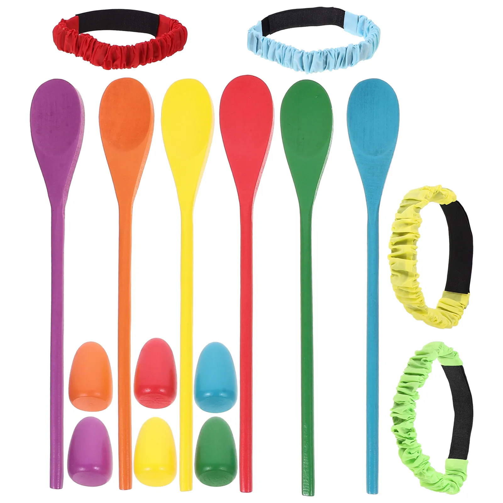 

Набор для игры в балансировку яиц: деревянные яйца, ложки, гонки, развлечение на свежем воздухе, тренировка, эстафета, развитие сенсорной интеграции