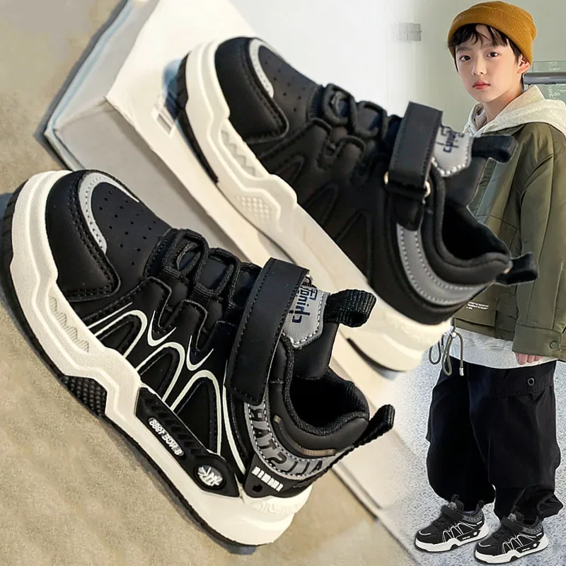 

Boys' Shoes 2024 Spring and Autumn New Style Girls' Casual Trendy Sneakers Children's Sports Shoes for Middle and Older Children