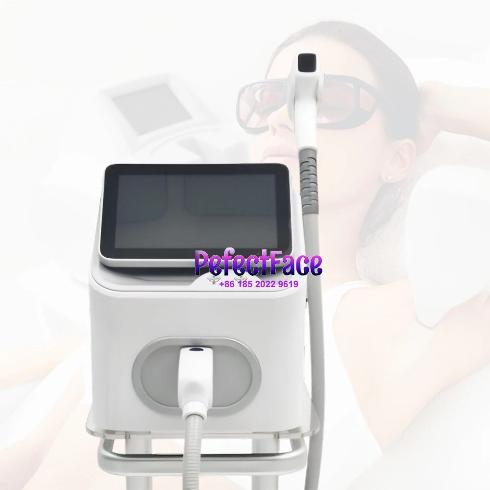 Advanced 2000W Diode Painless Laser Hair Removal Machine 755nm 808nm 1064nm Triple-Wavelength Technology Ice Platinum Titanium