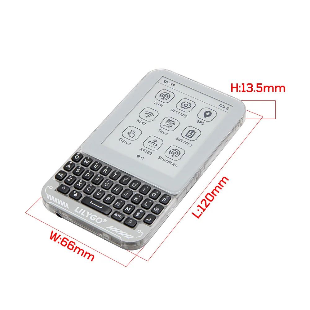 Плата разработки T-Deck-Pro ESP32-S3 с 3,1-дюймовым Wi-Fi электронной бумагой для Bluetooth SX1262 LoRa GPS TF-карты Комплекты микрофонов и динамиков