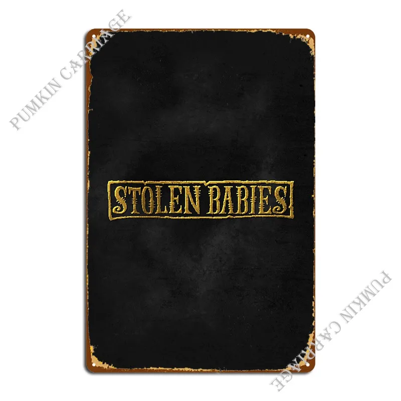 Украденные младенцы, металлическая табличка, фотообои, пещера, декор для стен, дизайн, оловянный знак, плакат