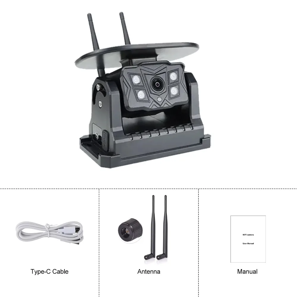 Rear camera installation and accessories