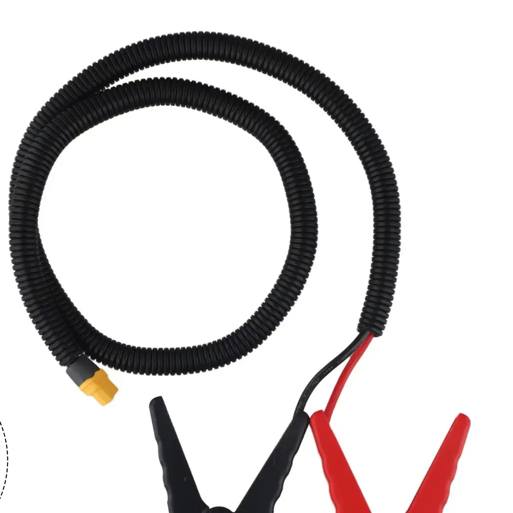 For XT60 To For Alligator Clip For Battery Connector Cable 100cm Male Female For RC Car EV Power Supply Wire