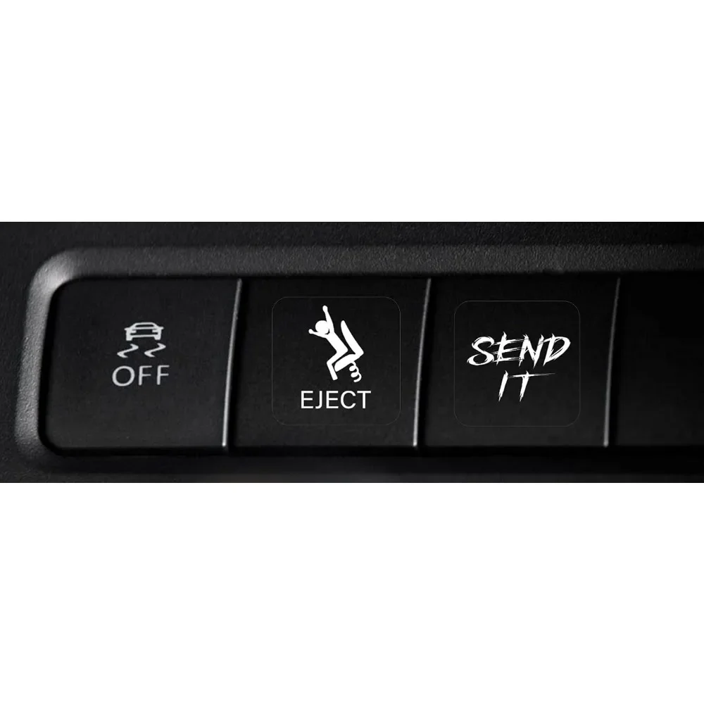 For Novelty Stickers for Car or Truck Unused Buttons - Interior Dash Rocker Console Switch Decals