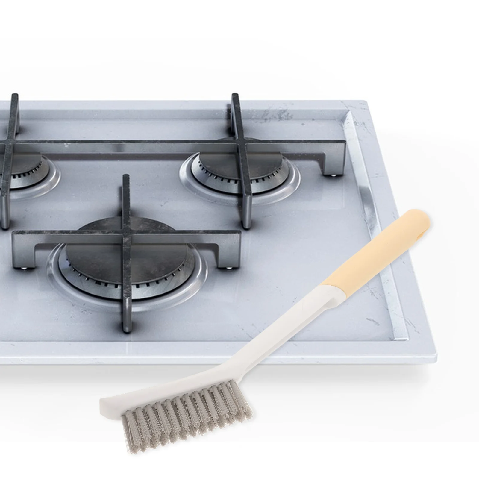 

2Pcs Kitchen Cleaning Brush Oil Stain Cleaner Copper Wire Nylon Stovetop Oven Grill Gas Stove Gap Brush Copper Pot Scrubbers