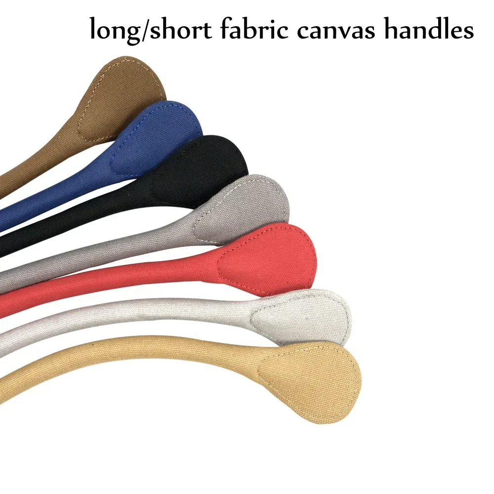 2024 TANQU Nieuwe Lange Korte Ronde Effen Kleur Canvas Stof Handvat voor Obag Classic Mini O Bag vrouwen Schouder handtas