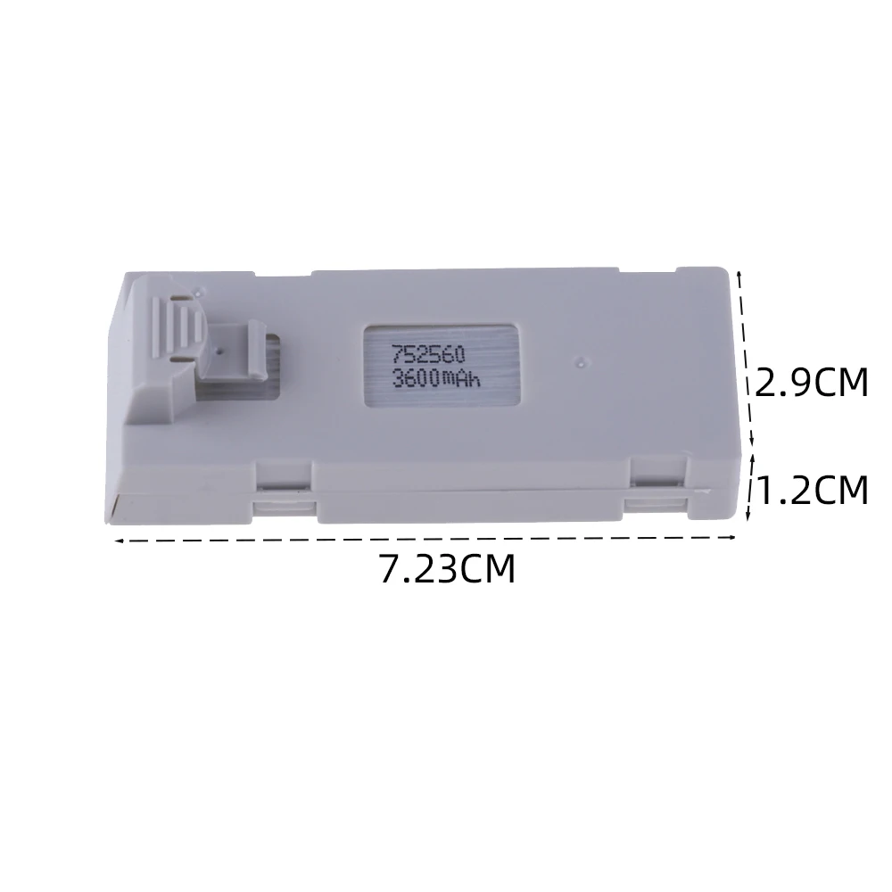 Batteria Drone E88 3.7V 3600mAh batteria ricaricabile agli ioni di litio per RC Drone E88PRO E99 P1 K3 P10 A13 S98 E525 RC parti Quadcopter