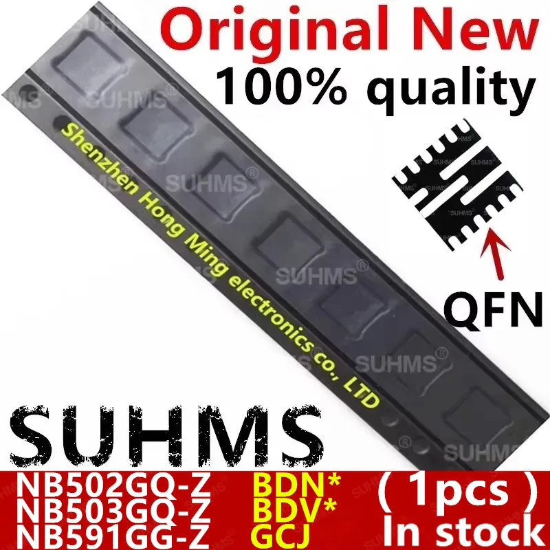 (1 buah) NB502GQ-Z 100% baru QFN-11 NB502 BENK CDN * NB503GQ-Z NB503 BDVN BDV * QFN-16 NB591GG-Z NB591GG NB591 GCJ