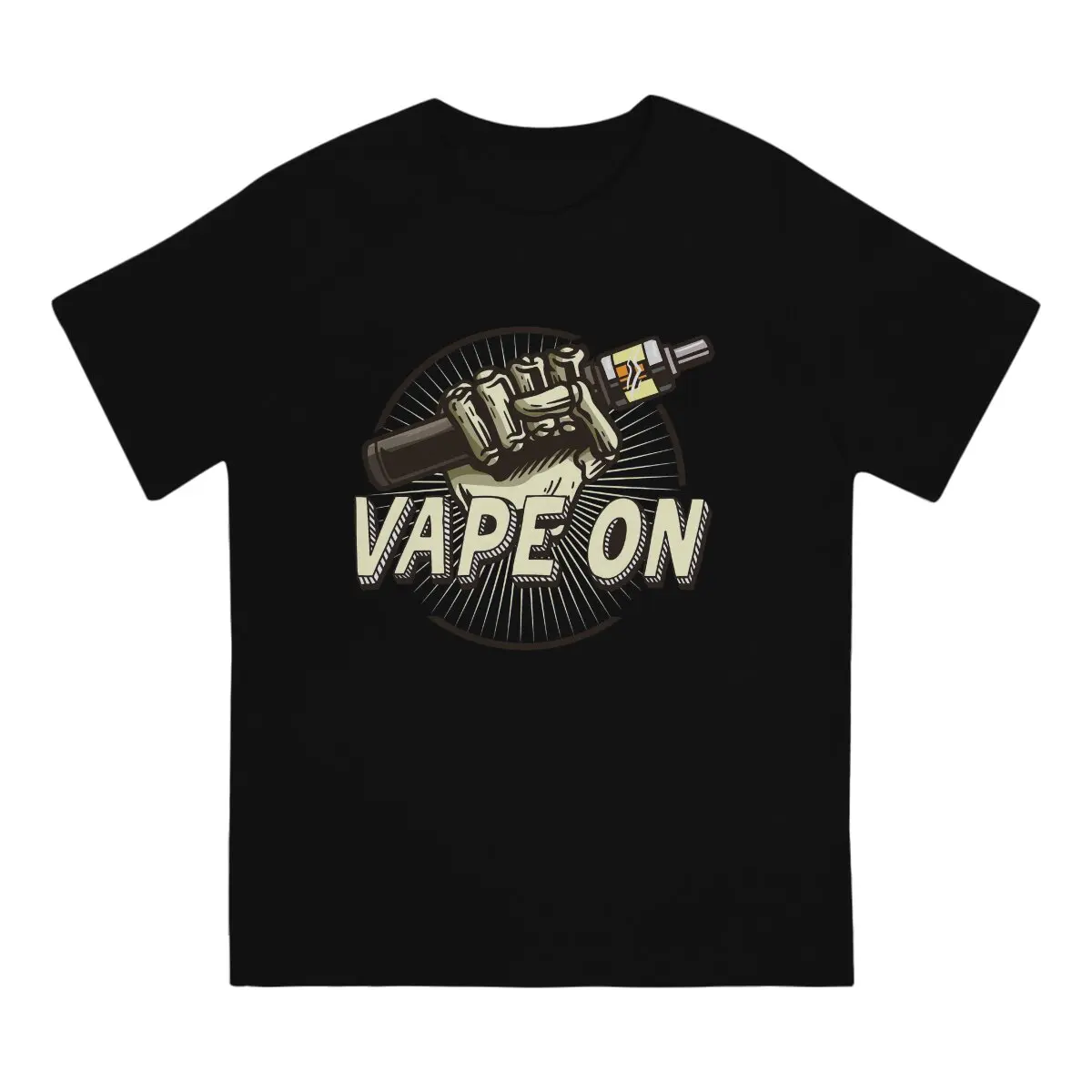 Cool Vape Men TShirt Electronic Cigarette O Neck Short Sleeve 100% Cotton T Shirt Funny High Quality Gift Idea