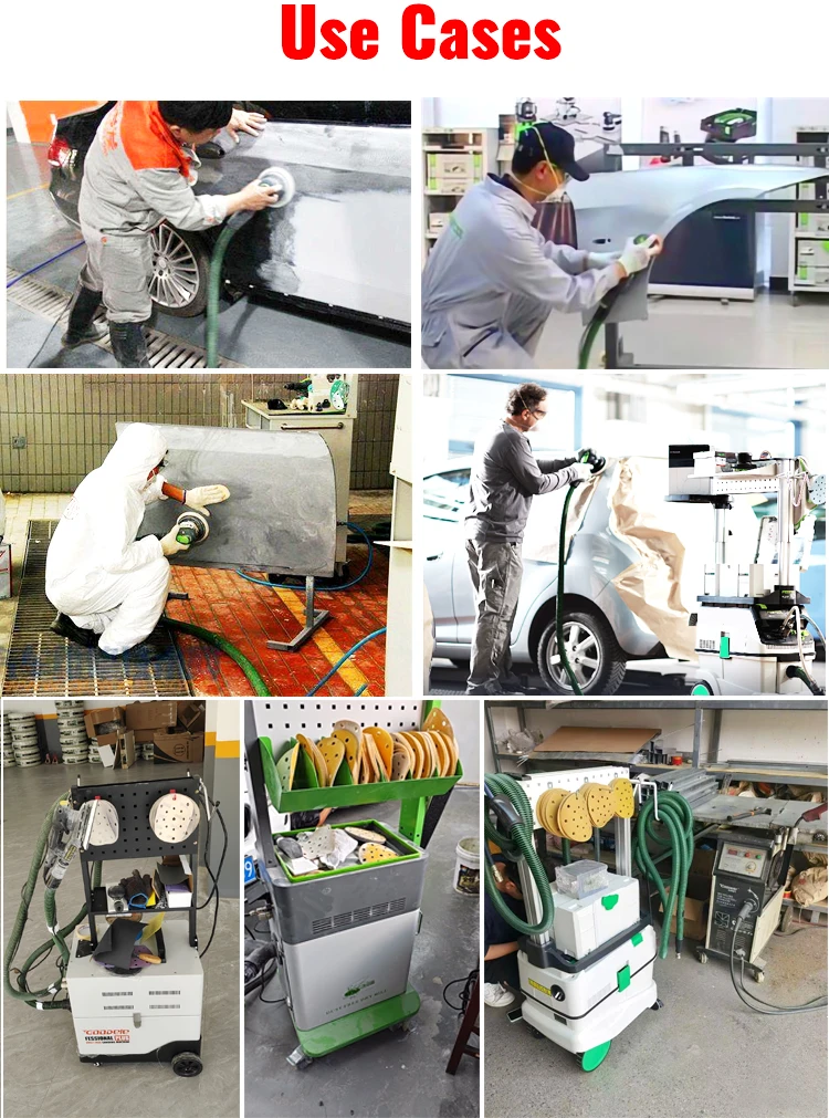 Car Repair Dry Sander Dust Free Sanding Machine F6 Dual Electrical  Auto Detailing Equipment