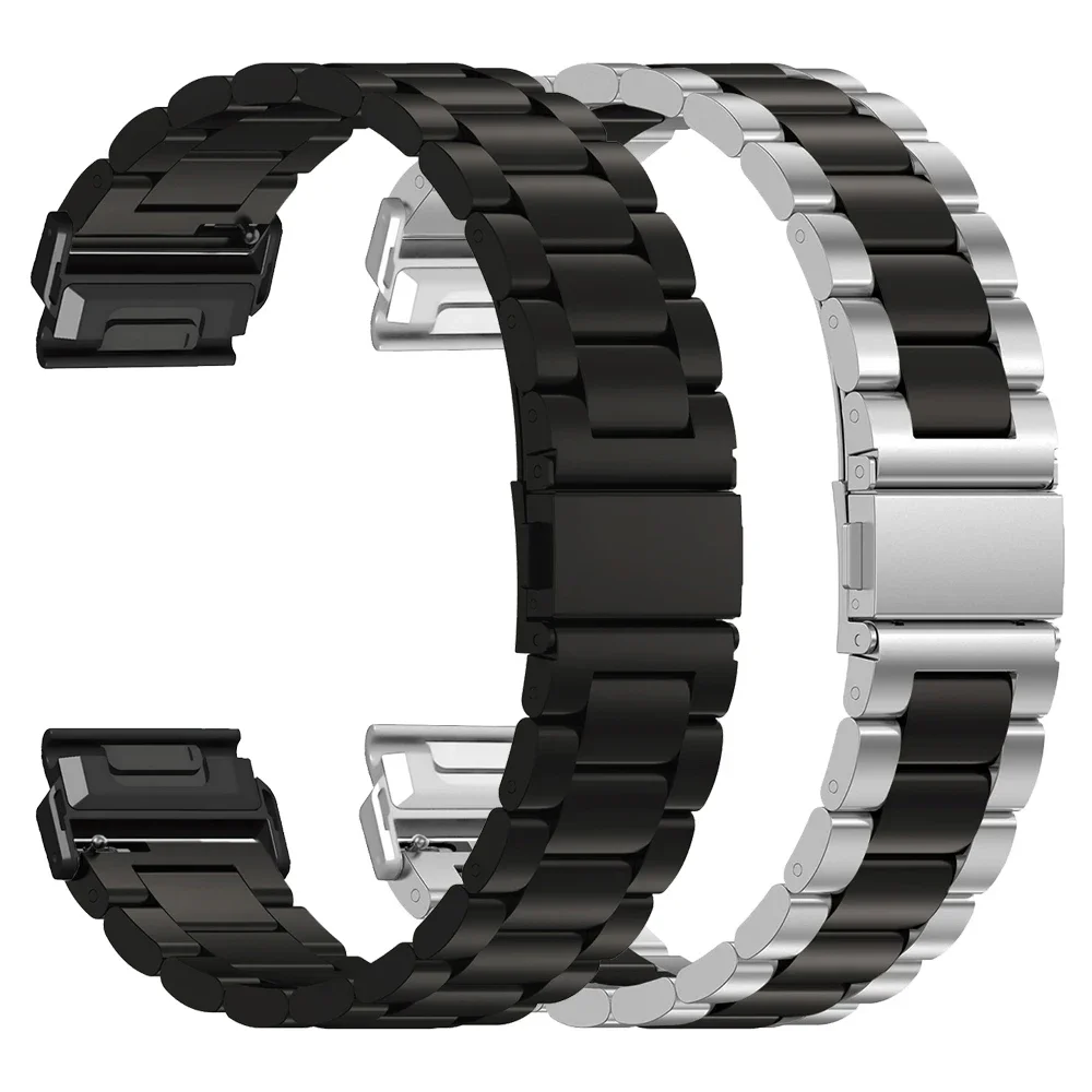 

Быстросъемный ремешок из нержавеющей стали 22 26 мм для часов Garmin Fenix 8 7X 7 Solar 6x Pro/Fenix 6 Pro/Fenix 6 Sapphire/Forerunner 935