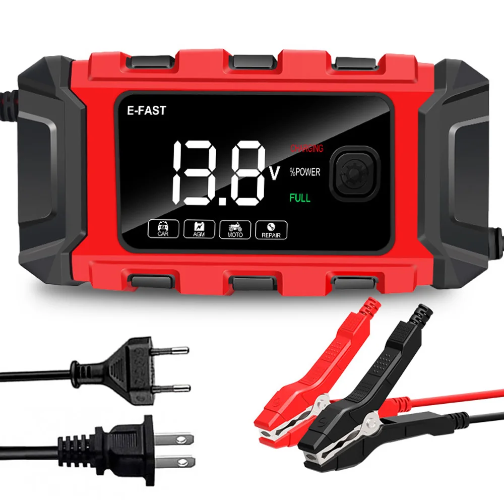 

Зарядное устройство для мотоциклетного аккумулятора, быстрое зарядное устройство для ремонта автомобильного аккумулятора 12V6A