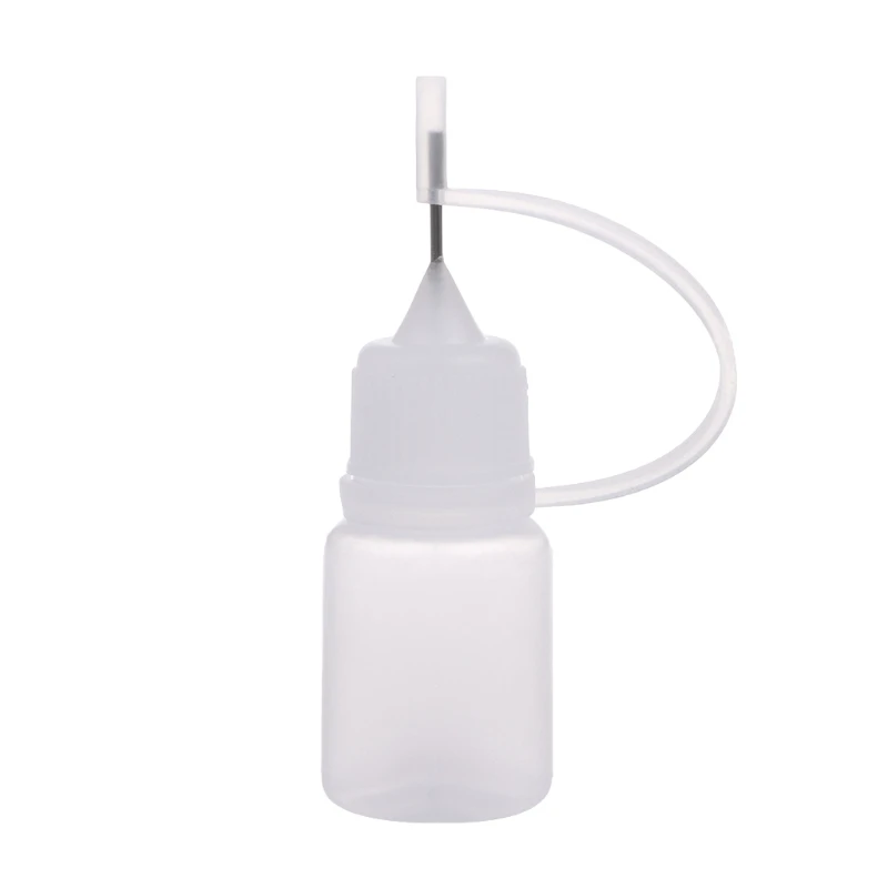 5ml/10ml/20ml/50ml Needle Tip Glue Bottle Applicator DIY Quilling Tool Precision Tip Glue Plastic Liquid Dropper Bottles D0UE