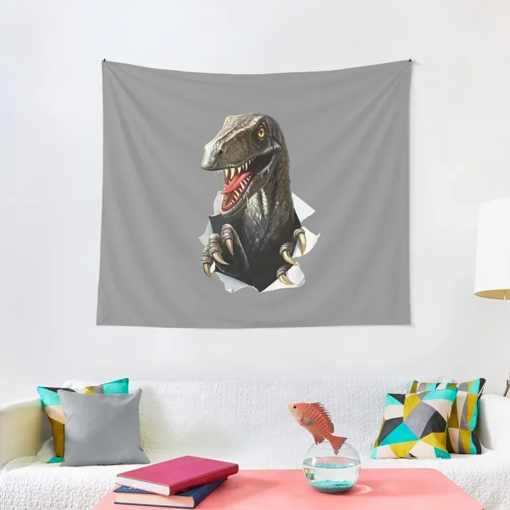 

Velociraptor Dinosaur Tapestry Wall Decoration Items Room Decor Korean Style Tapestry