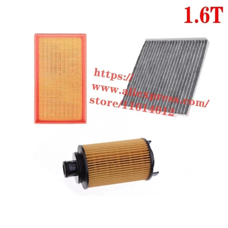 3PCS/SET Filter Set for 2022 JETOUR DASHING 1.6T Air,Oil,Cabin Filter