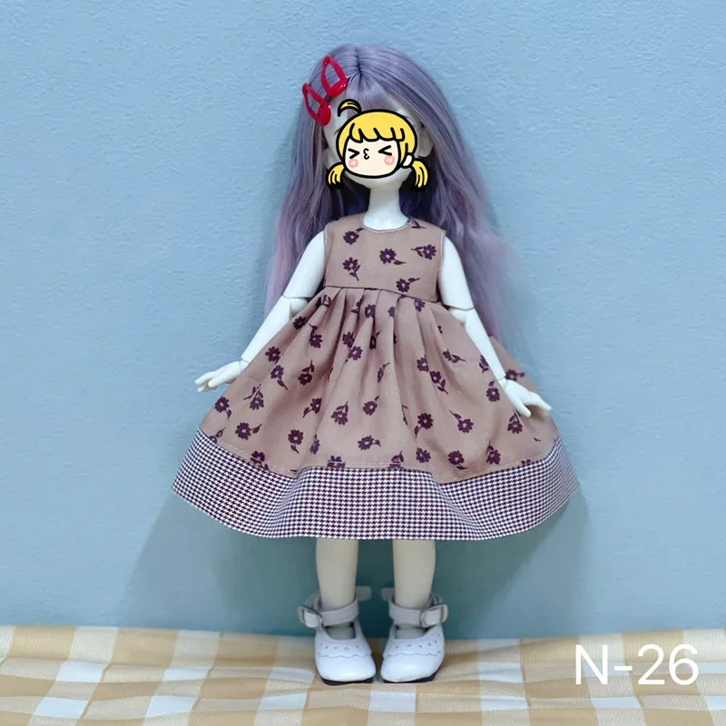 New Lolita Skirt for 28cm Baby Doll 1/6 Bjd Dress Up Accessories Fashion Clothes