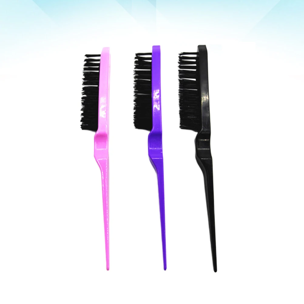 

3Pcs Hair Comb Professional Multifunctional Lightweight Hairbrush Easy to Use Portable Curly Hair Comb Scalp Massage
