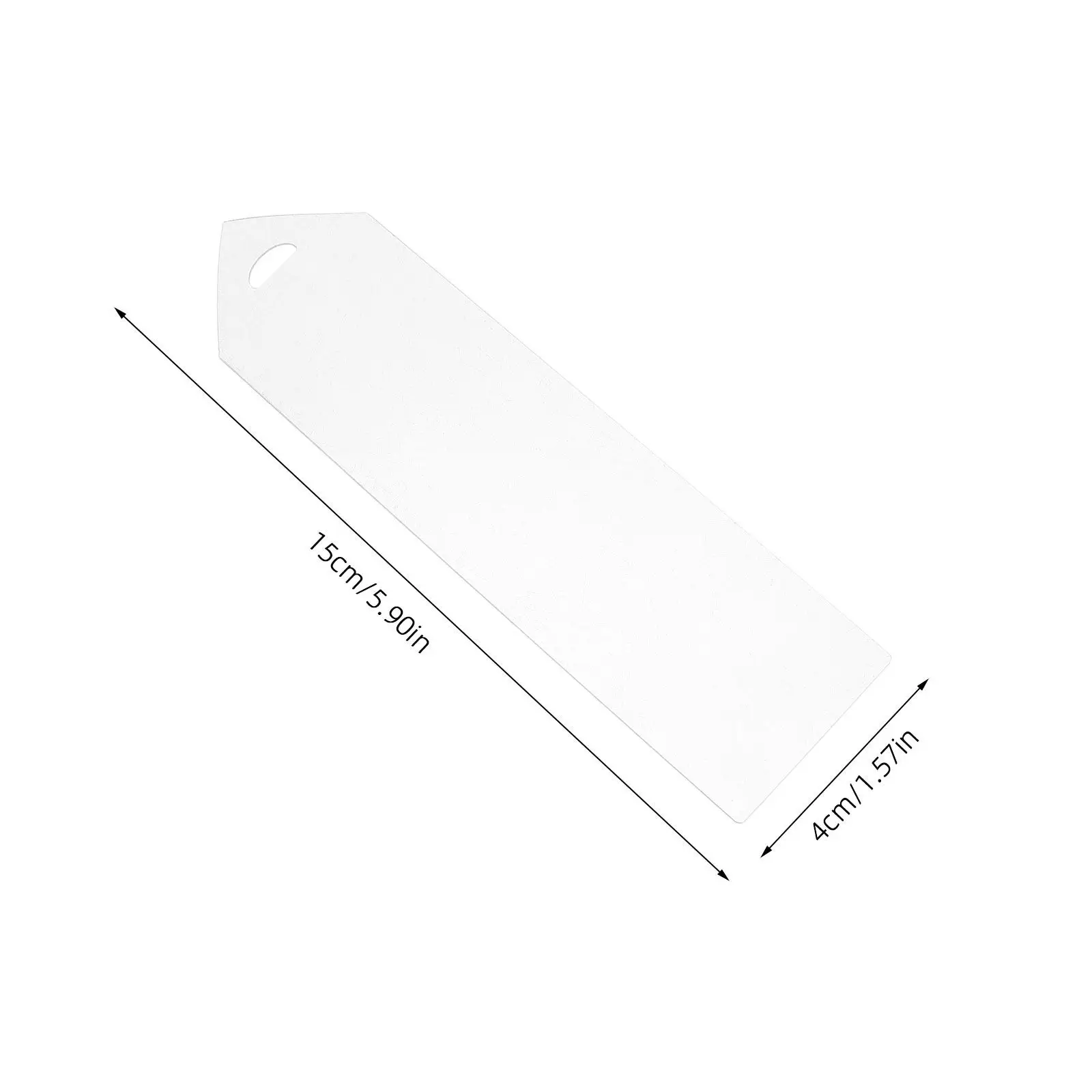 20Pcs Blank Acrylic Bookmarks and Table Cards Clear Transparent DIY Wedding Name Place Cards Seating Charts Guest Tags - view 6