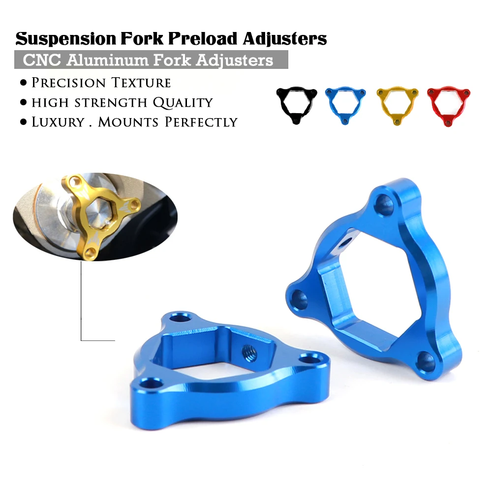 22MM Concours Motorcycle CNC Suspension Fork Preload Adjuster for Suzuki GSXR600 GSX-R600 GSXR 600 GSX R600 2004 2005