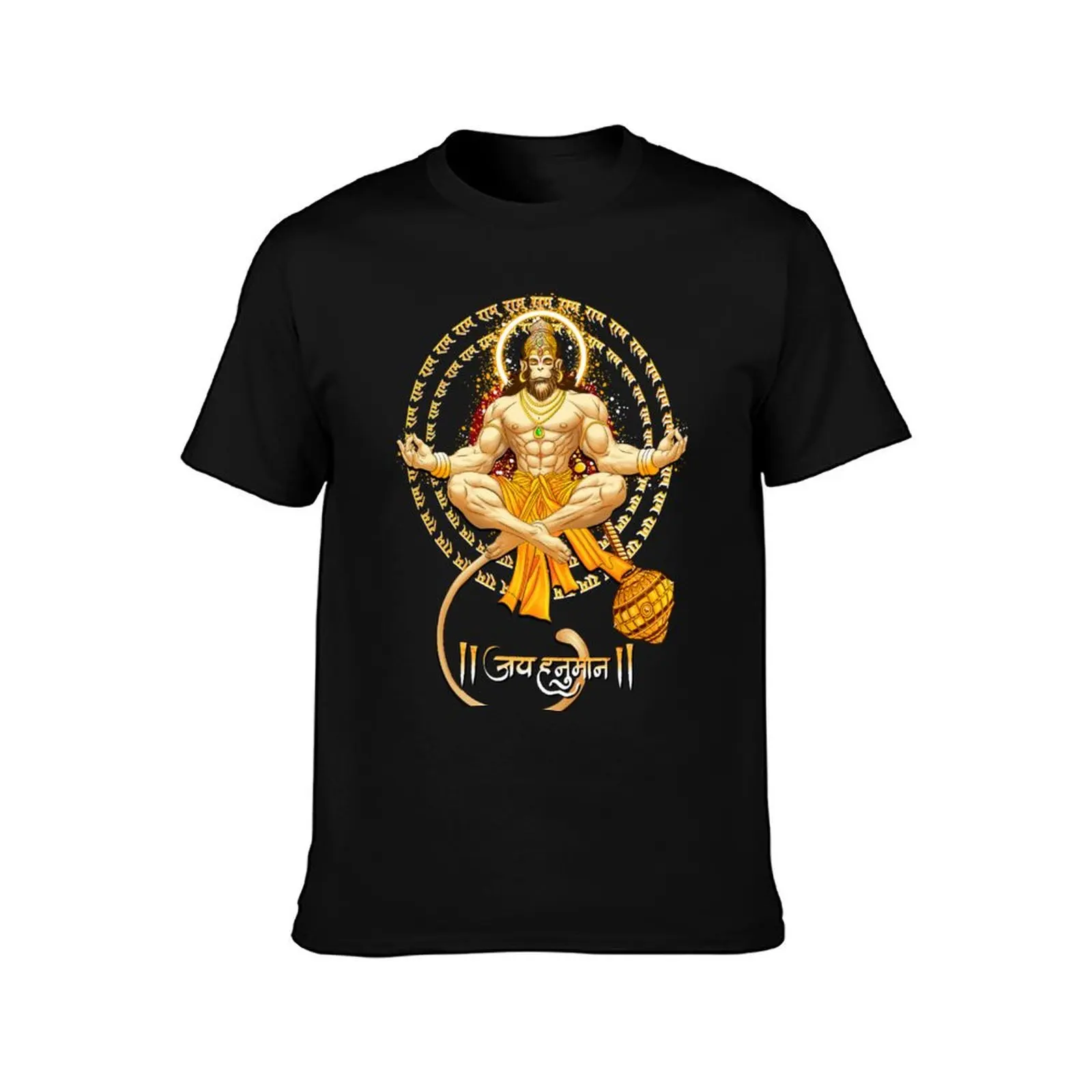 Ram Dut Hanuman T-Shirt Breathable Sportswear for Men T-Shirt