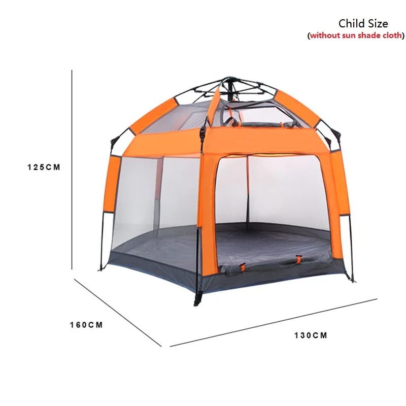 Montagem rápida portátil Mosquito-Proof Tent Brinquedos para crianças, exterior e interior, viagens, Baby Playhouse, Kids Tent